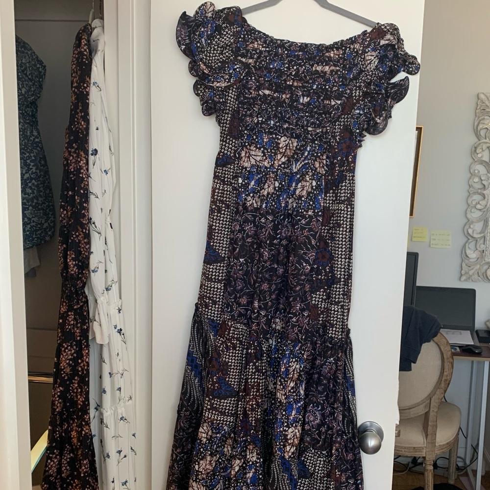 Ulla Johnson Floral Print Maxi Dress